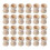 24pcs Wooden Egg Holders Egg Cups Egg Storage Holders Easter Egg Cups For Home 1