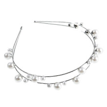 Simulation Pearl Hairbands Women Hair Accessories Silver for Decoration
