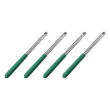 Mâts de drapeau télescopiques portables, mât de drapeau de guide extensible en acier inoxydable pour guides touristiques et enseignants.