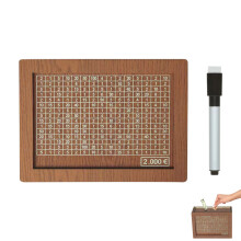 Traditional Wood Money Container Box For EU Currency Saving-1