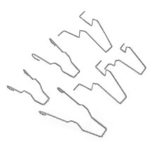 6pcs Steel Headlamp Bulb Retaining Clip for H1/H3/H4/H7