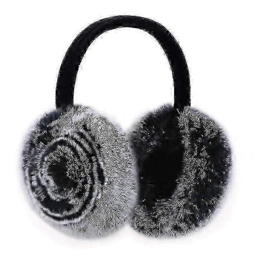 Rabbit Hair Earmuff For Winter, Soft And Warm,foldable And Easy Carry