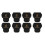 8pcs for Bambu Lab A1 Mini Silicone Socks, Hotend Protective Cover 1