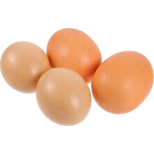 Huevos falsos de espuma para manualidades, 12 unidades, colores surtidos.