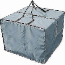 Sac de rangement pour coussin de jardin avec poignées, housse organisatrice pour coussin de siège