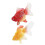2 pezzi di pesci rossi simulati, modello di pesce, pesce rosso artificiale 1