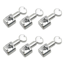 6Pcs Sewing Machine Needle Clamp Metal Needle Clamps with Rotatable Screw for Enhanced Sewing Efficiencey