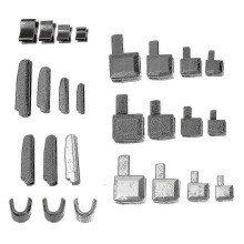 Kit de reparación de cremalleras metálicas de 24 piezas - Colores surtidos, tamaños 3/5/8/10 para reparaciones de abrigos caseras