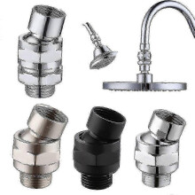 Shower Connector Ball Joint Shower Head Swivel Ball Adapter Brass Adjustable Shower Arm Extension