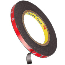 Compatible with 3M VHB Double Sided Adhesive Tape, 3m x 10mm Black, Waterproof High Temperature Resistance, for Indoor & Outdoor Use, 1pcs