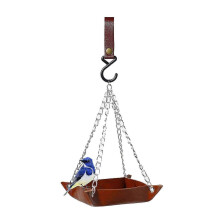 PU-platform vogelvoederbak voor buiten, hangend voor wilde vogels, kolibrievoederbak voor tuin en achtertuin.