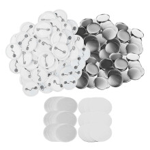 300 sets 32 mm blanco button badge onderdelen voor buttonmachine 58 mm