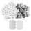 300 Sets 32mm Blank Button Badge Parts for Button Machine 58mm 1