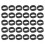Dreadlock Cuffs Hair Extensions Rings for Secure Braiding 90Pcs Black 1