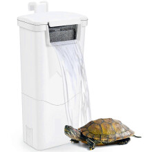 5-10 Gallonen Aquariumfilter für Schildkröten und Fische, leises Wasserfall-Design