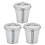 Mini Metal Waste Containers, Efficient Trash Cans with Covers for Small Areas 1