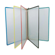 Magnetische documenthouder voor A4-formaat, A4-folderhouder voor wandmontage, A4-documentstandaard 33x23x5,8 cm, meerkleurig