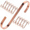 Tiny S Hooks Practical Design Metal Hanging Hooks for Home Organization Rose Gold 12Pcs 1