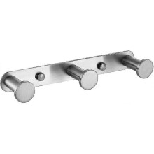 wall Mounted Towel Hook, 304 Stainless Steel Wall Mounted Towel Rack Hooks 3 Hooks, Brushed)