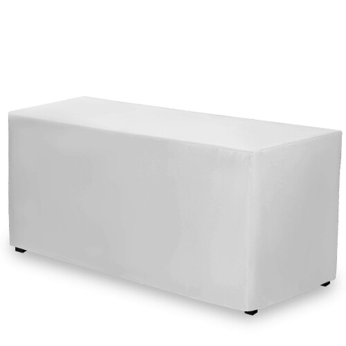 72 x 30 Inch Fitted Polyester Tablecloth for Trade Show Events