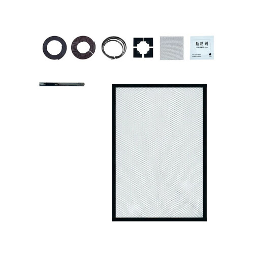 Magnetic Anti Jump Netting for Fish Tanks Includes Mounts-100
