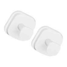 Stainless Steel Adhesive Hook Waterproof Bathroom Wall Hook for Towel Robe Organizing Easy Installation