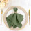 Serviettes de table BalsaCircle en polyester, 43 cm, vert saule, 100 unités 1