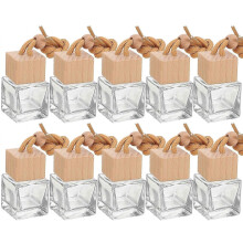 Perfume Diffuser Bottles Car Empty Bottles for Car Decoration 30Pcs Khaki