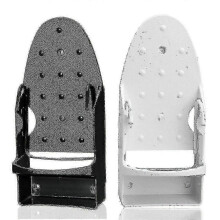 Iron Board Door Wall Mount Storage Rack Holder Hanger-colorblack XXF