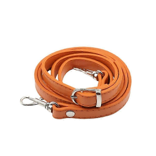 Tote Bag Replacement Accessories PU Strap for 3Pcs Adjustable Orange Style