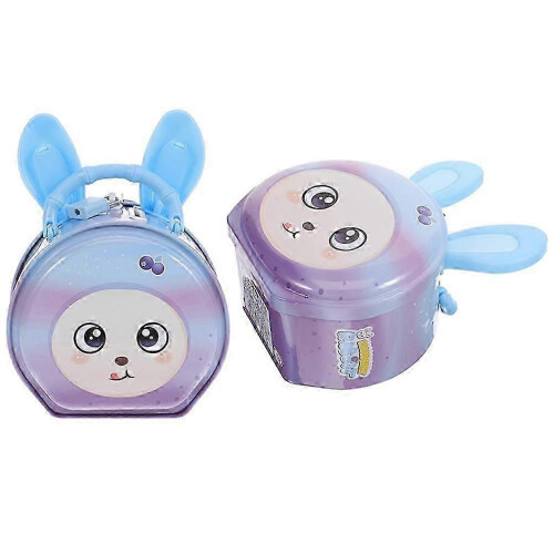 Spardose aus Metall, Cartoon-Design, 4er-Packung