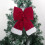 Kerststrik van flanel, decoratieve 3D-strik, 1 stuk 1