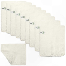 Lot de 10 torchons de nettoyage en bambou pour la cuisine, doux et absorbants.