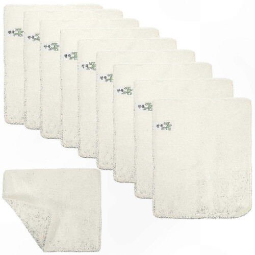 10-Pack Bamboo Cleaning Towels for Kitchen Use Soft and Absorbent Dish Cloths