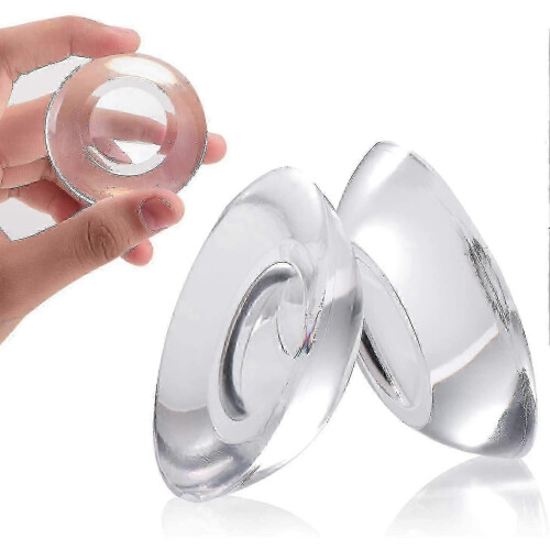 9 Pcs Silicone Door Bumper Wall Protector , Self Adhesive Clear