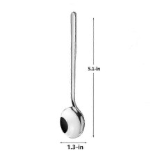 Set van 18 roestvrijstalen espressolepeltjes, mini theelepeltjes, 5,1 inch XXF