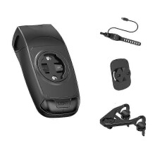 3-in-1 Fahrradbeleuchtung mit GPS-Computer, Basisstation und elektronischer Lautsprecherhalterung. Kompatibel mit Garmin, XOSS, Bryton und IGPSPO.