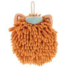 OUNONA Orange Chenille Handtücher 23x20cm