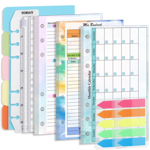 A6Budget Planner Refill Kit82Sheets2024
