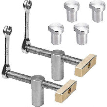 Woodworking Adjustable Desktop Clip With 4pc 20mm Dog Holes Stop,clip Clamp Fixture Vise Joinery Carpenter Tools