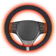 Auto Heated Steering Wheel Cover 12v 15 In Car Universal Winter Steering Wheel Heating Hand Warmer Wheel Protectivecover