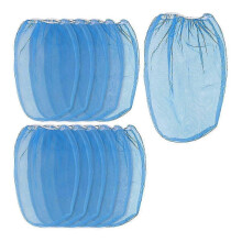 Sac filtrant jetable pour peinture liquide de 5 gallons (environ 19 litres), en nylon fin, avec ouverture élastique sur le dessus (lot de 12).