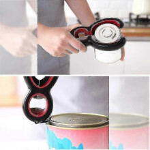 6-in-1 Multi Opener Jar Bottle Opener, Non-slip Easy Grip, Can Opener All In One Ideal Compatible With Seniors, Chef, Kids, Weak Hands Gift