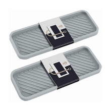 Kitchen Sink Organizer Tray,sponge Holder For Kitchen Sink Bathroom Counter Tray Sponge Silicone So
