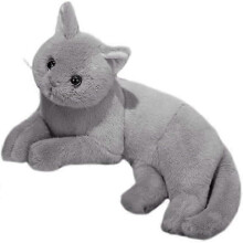 Plush Cat 1pc Plush Cat Stuffed Animal Cats That Look Real Plush Stuffed Toy Cat for Babies Boys& Girls (Grey) Stuffed Cat Plush 25-26