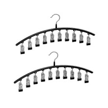 2 pezzi di appendiabiti antivento con clip per asciugare i vestiti, appendiabiti per calzini, porta biancheria intima e calzini