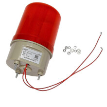 Industrielle Blink- und akustische Alarmleuchte, BEM-1101J 220V rote LED-Warnleuchten, akustooptisches Alarmsystem XXF