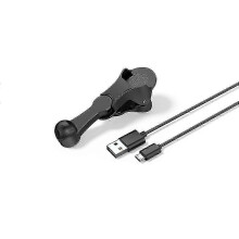 Cliqueur intelligent automatique, clic d'écran de téléphone portable, silencieux (noir)