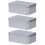 3 Pcs Tinplate Storage Box with Lid, Multipurpose Wedding Candy Tin Container 1