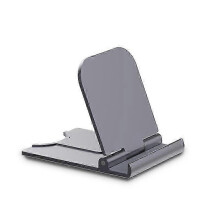 Portable Phone Stand Adjustable Foldable Tablet Mount Phone Holder Cradle Dock Tools(black)